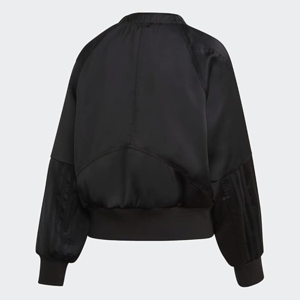 Adidas GLAM ON BOMBER JACKET, BLACK, SIZE XS - Picture 2 of 9